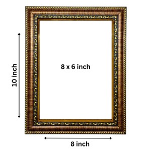 HiTech SalesMaa Sarada Devi photo frame for wall hanging/gift/temple/puja room/home decor with PVC Frame & Front Face - Glass (10 x 8 in)