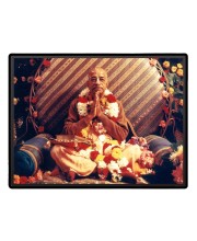 Swami Prabhupada Laminated Photo - 5x7 Inches, Divine Blessings for Home & Office and Temple Decoration