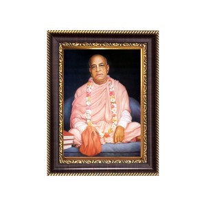 Sri Srila Prabhupada Digital Print Photo 6.7x8.7 inches - Vibrant Religious Wall Art for Home, Office and Temple Decor.