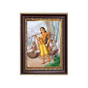 Shravan Kumar Ramayana Digital Print Photo 12x14 inches - Vibrant Religious Wall Art for Home, Office and Temple Decor Shravan Kumar Ramayana Digital Print Photo 12x14 inches - Vibrant Religious Wall Art for Home, Office and Temple Decor