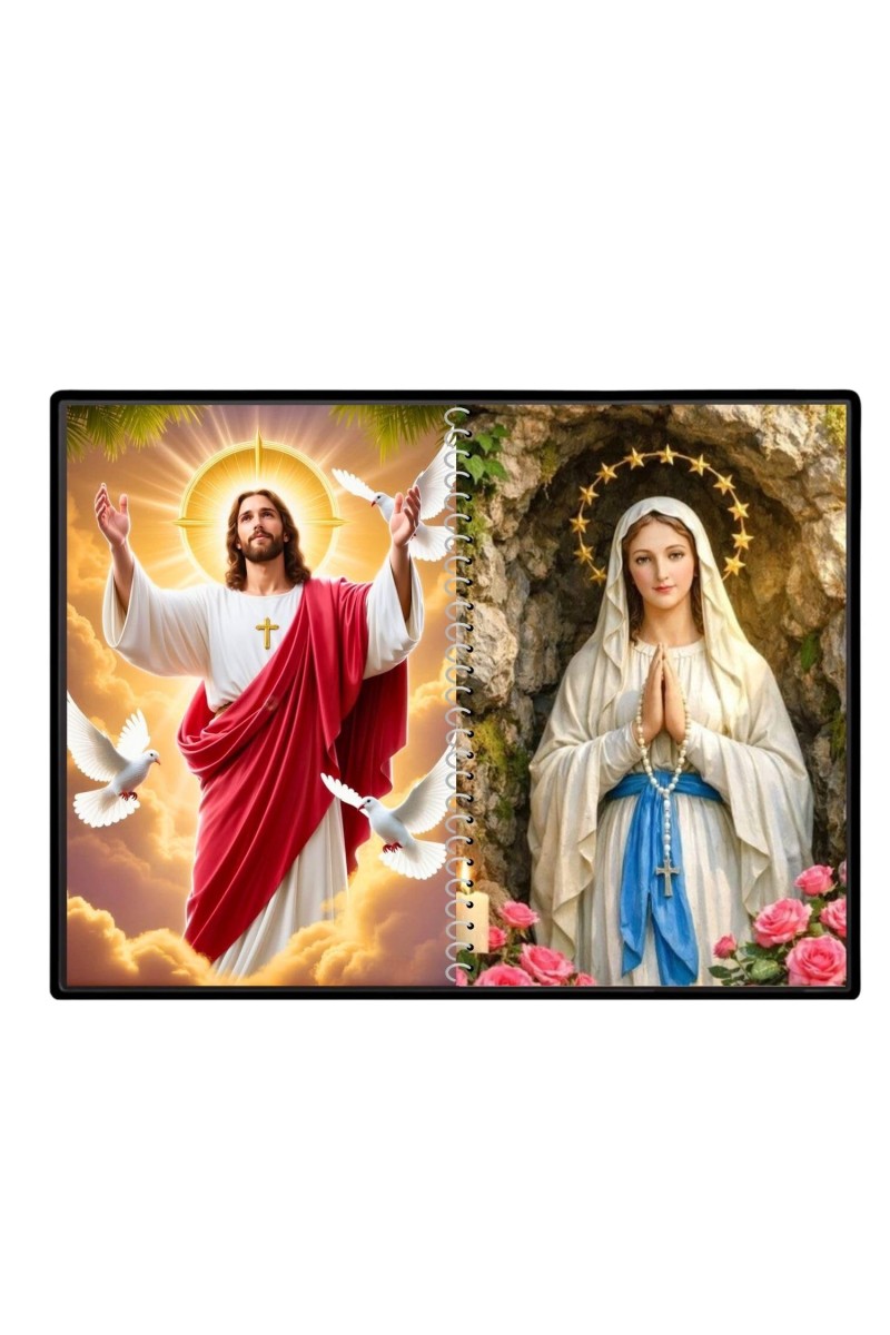 Jesus Christ-Immaculate Conception Laminated Photo - 7x9 Inches, Divine Blessings For Home & Office And Temple Decoration (F16438)