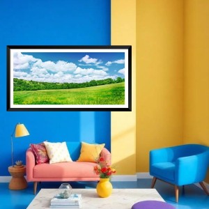 Nature Landscape Floating Frame Scenery Digital Print - (I5741) - 24x36 inch Modern Nature Wall Art for Living Room, Bedroom, Office, Hotels, Drawing Room Nature Landscape Floating Frame Scenery Digital Print - (I5741) - 24x36 inch Modern Nature Wall Art for Living Room, Bedroom, Office, Hotels, Drawing Room