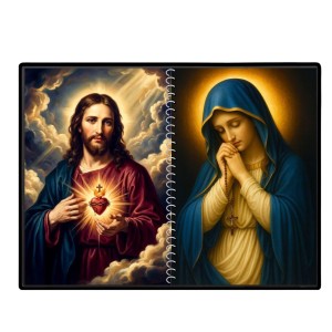 Jesus Christ-Our Lady Of Rosary Laminated Photo - 7x9 Inches, Divine Blessings For Home & Office And Temple Decoration (F16379) Jesus Christ-Our Lady Of Rosary Laminated Photo - 7x9 Inches, Divine Blessings For Home & Office And Temple Decoration (F16379)