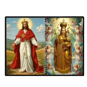 Jesus Christ-Our Lady Of Good Health Laminated Photo - 7x9 Inches, Divine Blessings For Home & Office And Temple Decoration (F16351) Jesus Christ-Our Lady Of Good Health Laminated Photo - 7x9 Inches, Divine Blessings For Home & Office And Temple Decoration (F16351)
