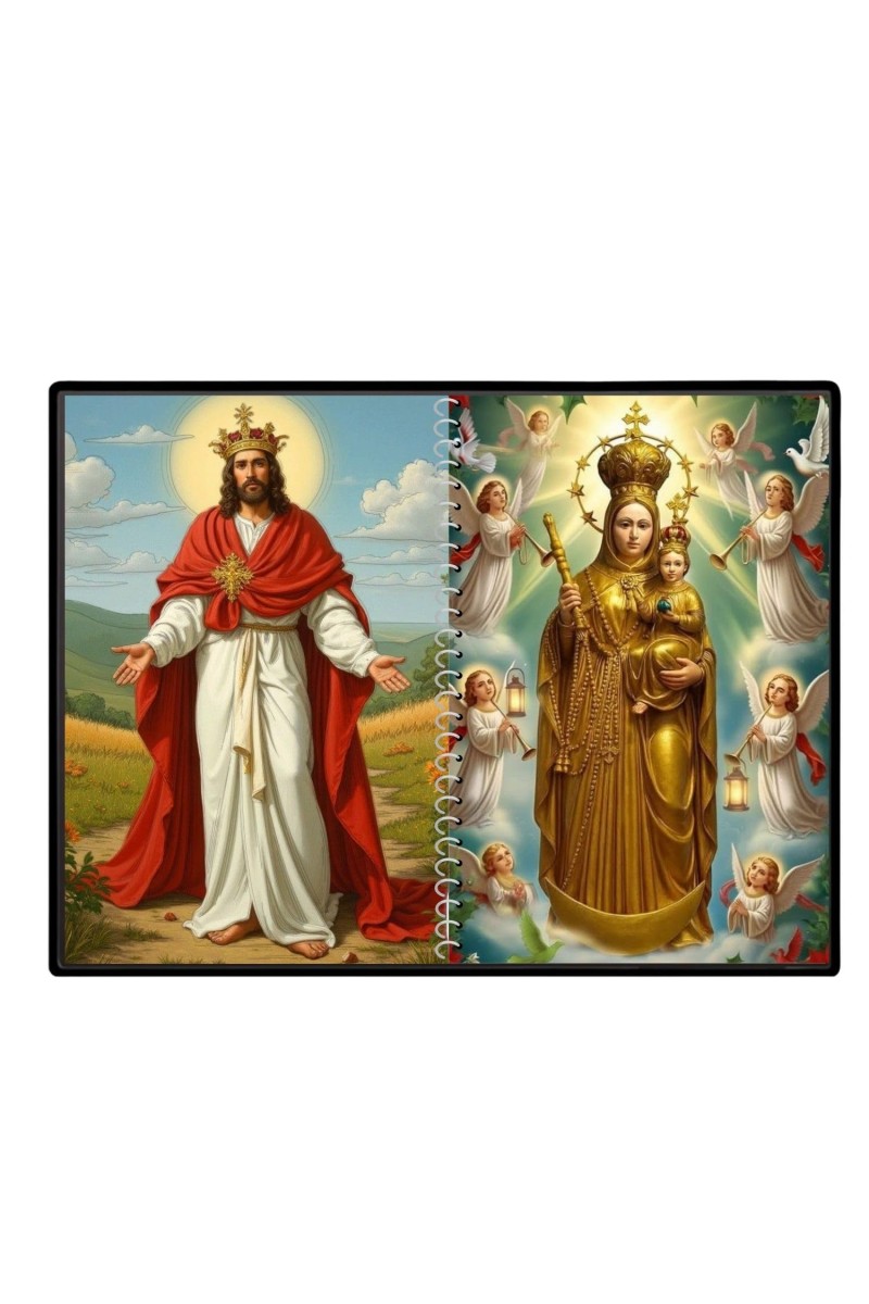 Jesus Christ - Our Lady Of Good Health Laminated Photo - 7x9 Inches, Divine Blessings For Home & Office And Temple Decoration (F16351)