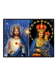 Jesus Christ - Our Lady Of Good Health Laminated Photo - 13x15 Inches, Divine Blessings For Home & Office And Temple Decoration (F16354)