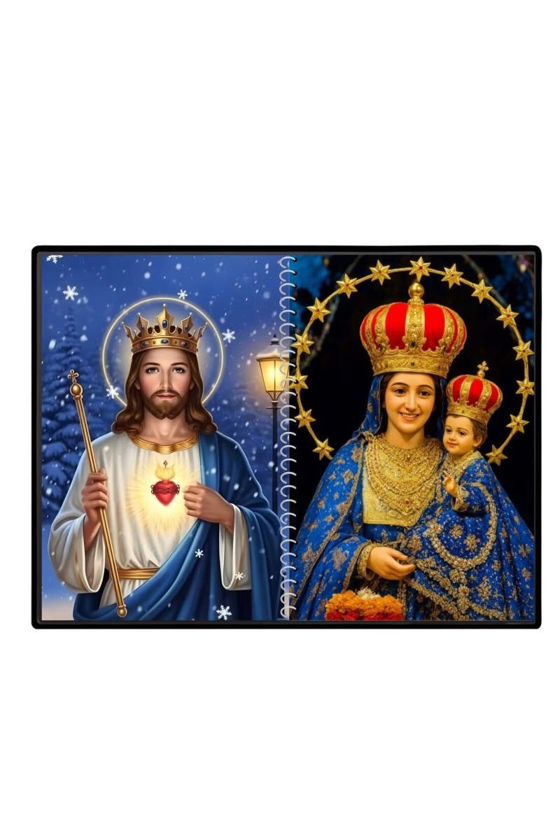 Jesus Christ - Our Lady Of Good Health Laminated Photo - 13x15 Inches, Divine Blessings For Home & Office And Temple Decoration (F16354)