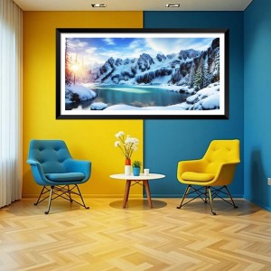 Nature Landscape Floating Frame Scenery Digital Print - (I5603) - 24x36 inch Modern Nature Wall Art for Living Room, Bedroom, Office, Hotels, Drawing Room Nature Landscape Floating Frame Scenery Digital Print - (I5603) - 24x36 inch Modern Nature Wall Art for Living Room, Bedroom, Office, Hotels, Drawing Room