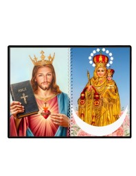 Jesus Christ - Our Lady Of Good Health Laminated Photo - 9x11 Inches, Divine Blessings For Home & Office And Temple Decoration (F16360)