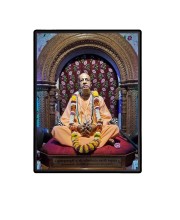 Swami Prabhupada Laminated Photo - 5x7 Inches, Divine Blessings for Home & Office and Temple Decoration