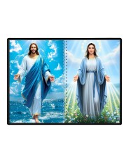 Jesus Christ-Immaculate Conception Laminated Photo - 7x9 Inches, Divine Blessings For Home & Office And Temple Decoration (F16439)