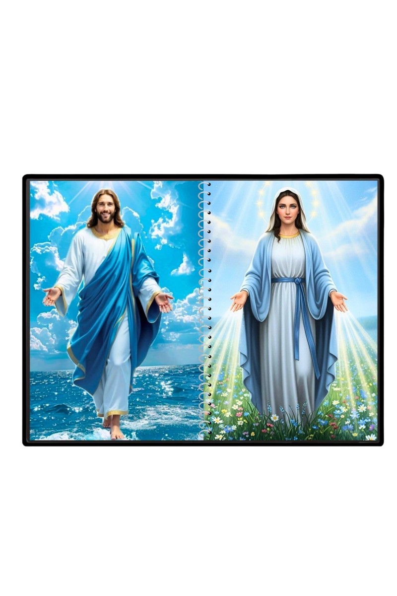 Jesus Christ-Immaculate Conception Laminated Photo - 7x9 Inches, Divine Blessings For Home & Office And Temple Decoration (F16439)