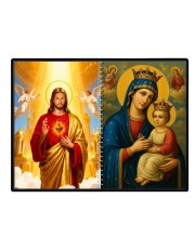 Jesus Christ - Our Lady Of Perpetual Help Laminated Photo - 7x9 Inches, Divine Blessings For Home & Office And Temple Decoration (F16369)