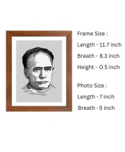 Vidya Sagar Black and White Photo | Vidya Sagar Black and White Photo| Classic Monochrome Portrait | Timeless Wall Art and Ideal Gift