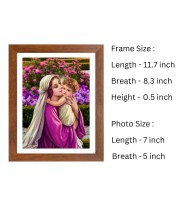 Mother Mary and Baby Jesus Colored Photograph |Divine Wall Art | Devotional wall art
