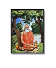 Sri Sri Baba Loknath. Laminated Photo - 5x7 Inches, Divine Blessings for Home & Office and Temple Decoration