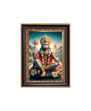 Sri Haniman Digital Print Photo 8.7x10.7 inches - Vibrant Religious Wall Art for Home or Office Decor.