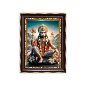 Sri Haniman Digital Print Photo 8.7x10.7 inches - Vibrant Religious Wall Art for Home or Office Decor. Sri Haniman Digital Print Photo 8.7x10.7 inches - Vibrant Religious Wall Art for Home or Office Decor.