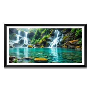 Nature Landscape Floating Frame Scenery Digital Print - (I5577) - 24x36 inch Modern Nature Wall Art for Living Room, Bedroom, Office, Hotels, Drawing Room Nature Landscape Floating Frame Scenery Digital Print - (I5577) - 24x36 inch Modern Nature Wall Art for Living Room, Bedroom, Office, Hotels, Drawing Room