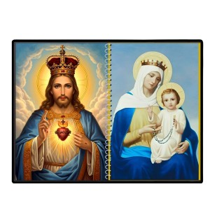 Jesus Christ-Our Lady Of Velankanni Laminated Photo - 7x9 Inches, Divine Blessings For Home & Office And Temple Decoration (F16376) Jesus Christ-Our Lady Of Velankanni Laminated Photo - 7x9 Inches, Divine Blessings For Home & Office And Temple Decoration (F16376)