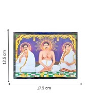 HiTechMart ANUKUL CH THAKUR PARIWAR (7X5 in) Wood Laminated Photo With Wall/Back Support Mount Religious Photo Frame Versatile Décor for Wall, Table, Ideal for Gifts, Puja, and Living Room Ambiance