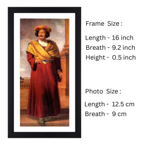 Generic Raja Rammohan Roy Colored Photo Frame | Historical Wall Art | Ideal for Study Room, Library, Home Office Decoration