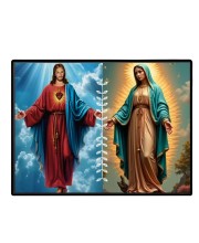 Jesus Christ-Immaculate Conception Laminated Photo - 7x9 Inches, Divine Blessings For Home & Office And Temple Decoration (F16273)