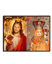Jesus Christ-Our Lady Of Good Health Laminated Photo - 7x9 Inches, Divine Blessings For Home & Office And Temple Decoration (F16361)