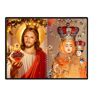 Jesus Christ-Our Lady Of Good Health Laminated Photo - 7x9 Inches, Divine Blessings For Home & Office And Temple Decoration (F16361) Jesus Christ-Our Lady Of Good Health Laminated Photo - 7x9 Inches, Divine Blessings For Home & Office And Temple Decoration (F16361)