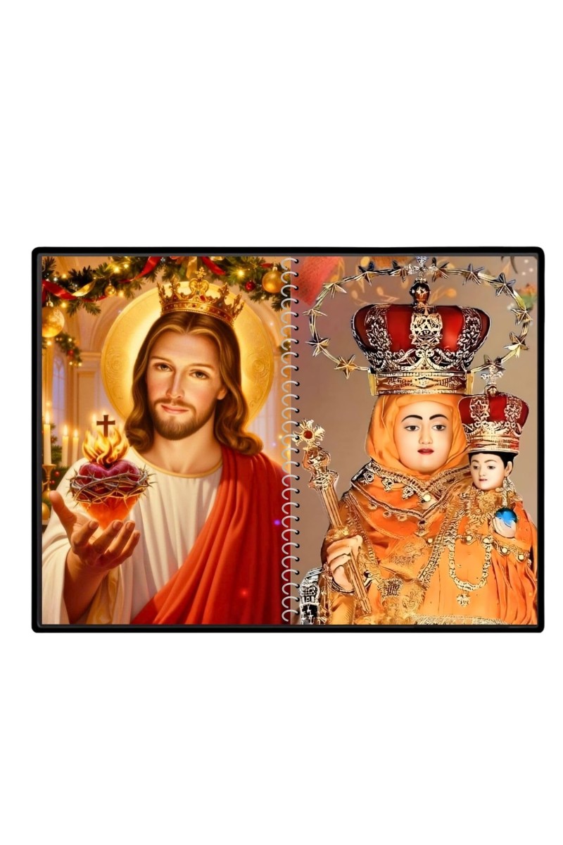 Jesus Christ-Our Lady Of Good Health Laminated Photo - 7x9 Inches, Divine Blessings For Home & Office And Temple Decoration (F16361)