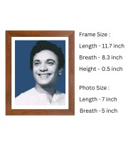 Uttam Kumar Black and White Photo | Iconic Bengali Actor Portrait | Vintage Tollywood Wall Art | Classic Cinema Decor |