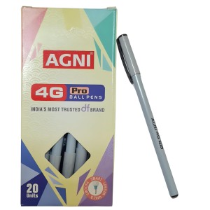 AGNI 4G Pro | Pack of 20 Units | Black Direct-Fill Pens | 0.7 mm Tip size | Ideal for Students and Professionals | Suitable for School and Office Writing AGNI 4G Pro | Pack of 20 Units | Black Direct-Fill Pens | 0.7 mm Tip size | Ideal for Students and Professionals | Suitable for School and Office Writing