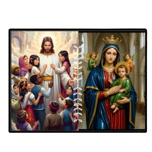 Jesus Lady Of Velankanni Laminated Photo - 9x11 Inches, Divine Blessings For Home & Office And Temple Decoration (F16213) Jesus Lady Of Velankanni Laminated Photo - 9x11 Inches, Divine Blessings For Home & Office And Temple Decoration (F16213)