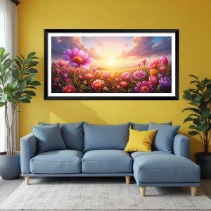 Nature Landscape Floating Frame Scenery Digital Print - (I5750) - 24x36 inch Modern Nature Wall Art for Living Room, Bedroom, Office, Hotels, Drawing Room Nature Landscape Floating Frame Scenery Digital Print - (I5750) - 24x36 inch Modern Nature Wall Art for Living Room, Bedroom, Office, Hotels, Drawing Room