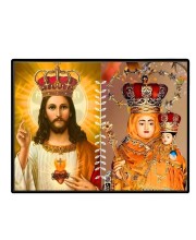 Jesus Lady Of Velankanni Laminated Photo - 7x9 Inches, Divine Blessings For Home & Office And Temple Decoration (F16202)