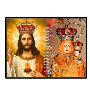 Jesus Lady Of Velankanni Laminated Photo - 9x11 Inches, Divine Blessings For Home & Office And Temple Decoration (F16202) Jesus Lady Of Velankanni Laminated Photo - 9x11 Inches, Divine Blessings For Home & Office And Temple Decoration (F16202)
