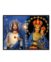 Jesus Lady Of Velankanni Laminated Photo - 7x9 Inches, Divine Blessings For Home & Office And Temple Decoration (F16199)