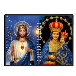 Jesus Lady Of Velankanni Laminated Photo - 7x9 Inches, Divine Blessings For Home & Office And Temple Decoration (F16199) Jesus Lady Of Velankanni Laminated Photo - 7x9 Inches, Divine Blessings For Home & Office And Temple Decoration (F16199)