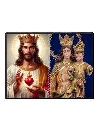 Jesus Christ - Our Lady Of Good Health Laminated Photo - 13x15 Inches, Divine Blessings For Home & Office And Temple Decoration (F16352)