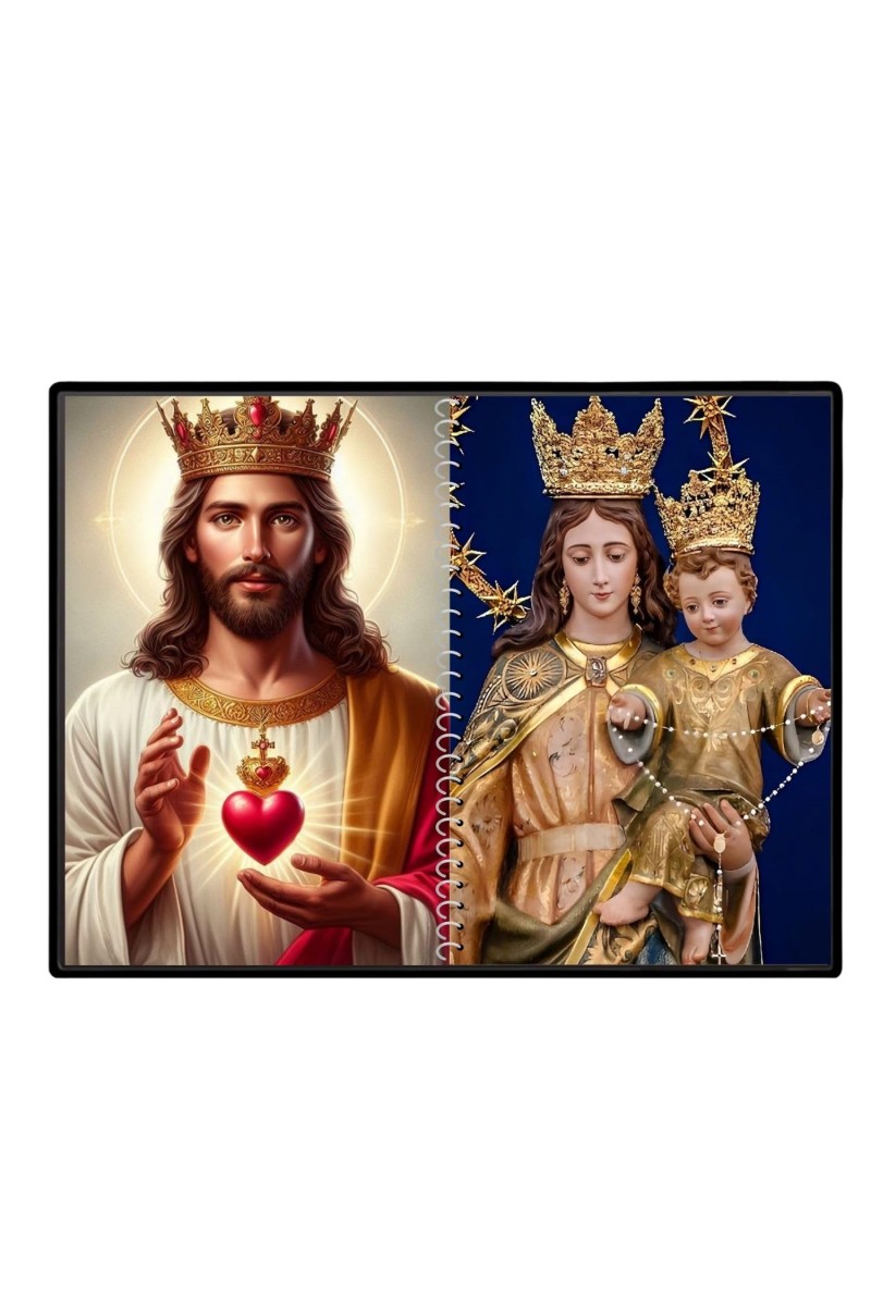 Jesus Christ - Our Lady Of Good Health Laminated Photo - 13x15 Inches, Divine Blessings For Home & Office And Temple Decoration (F16352)