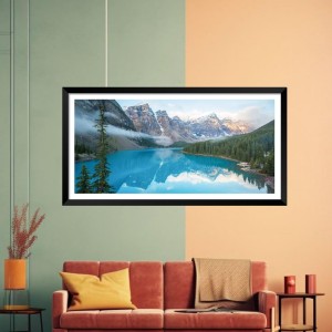 Nature Landscape Floating Frame Scenery Digital Print - (I5605) - 18x36 inch Modern Nature Wall Art for Living Room, Bedroom, Office, Hotels, Drawing Room Nature Landscape Floating Frame Scenery Digital Print - (I5605) - 18x36 inch Modern Nature Wall Art for Living Room, Bedroom, Office, Hotels, Drawing Room