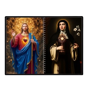 Immaculate Heart Of Mary Laminated Photo - 9x11 Inches, Divine Blessings For Home & Office And Temple Decoration (F16447)