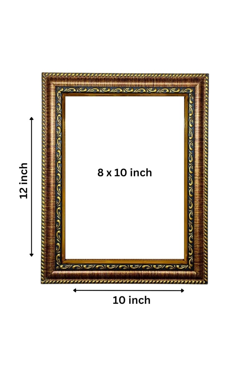 HI Tech Sales Beautiful God Ganesha Art Photo With Frame(10X12 inch) (10X12 inch)