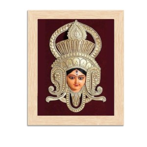 Maa Durga Colored Photo | Hindu Goddess Wall Art for Home & Temple Decoration|Sacred Religious Wall Hanging for Pooja Rooms Maa Durga Colored Photo | Hindu Goddess Wall Art for Home & Temple Decoration|Sacred Religious Wall Hanging for Pooja Rooms