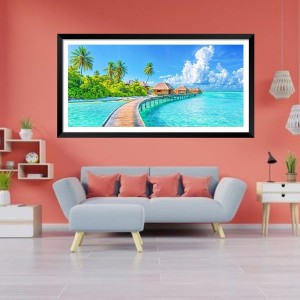 Nature Landscape Floating Frame Scenery Digital Print - (I5885) - 12x24 inch Modern Nature Wall Art for Living Room, Bedroom, Office, Hotels, Drawing Room Nature Landscape Floating Frame Scenery Digital Print - (I5885) - 12x24 inch Modern Nature Wall Art for Living Room, Bedroom, Office, Hotels, Drawing Room