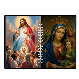Jesus Lady Of Velankanni Laminated Photo - 9x11 Inches, Divine Blessings For Home & Office And Temple Decoration (F16211) Jesus Lady Of Velankanni Laminated Photo - 9x11 Inches, Divine Blessings For Home & Office And Temple Decoration (F16211)
