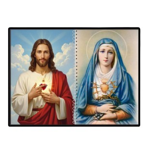 Jesus Christ-Our Lady Of Sorrows Laminated Photo - 7x9 Inches, Divine Blessings For Home & Office And Temple Decoration (F16349) Jesus Christ-Our Lady Of Sorrows Laminated Photo - 7x9 Inches, Divine Blessings For Home & Office And Temple Decoration (F16349)