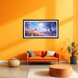 Nature Landscape Floating Frame Scenery Digital Print - (I5888) - 18x36 inch Modern Nature Wall Art for Living Room, Bedroom, Office, Hotels, Drawing Room Nature Landscape Floating Frame Scenery Digital Print - (I5888) - 18x36 inch Modern Nature Wall Art for Living Room, Bedroom, Office, Hotels, Drawing Room