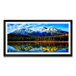 Nature Landscape Floating Frame Scenery Digital Print - (I5753) - 18x36 inch Modern Nature Wall Art for Living Room, Bedroom, Office, Hotels, Drawing Room Nature Landscape Floating Frame Scenery Digital Print - (I5753) - 18x36 inch Modern Nature Wall Art for Living Room, Bedroom, Office, Hotels, Drawing Room