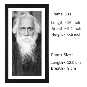 Kabiguru Rabindranath Tagore Black and white Photo | Perfect for Home or OfficeDecoration Kabiguru Rabindranath Tagore Black and white Photo | Perfect for Home or OfficeDecoration